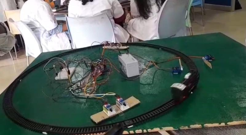 Automated Railway Gate System in Action